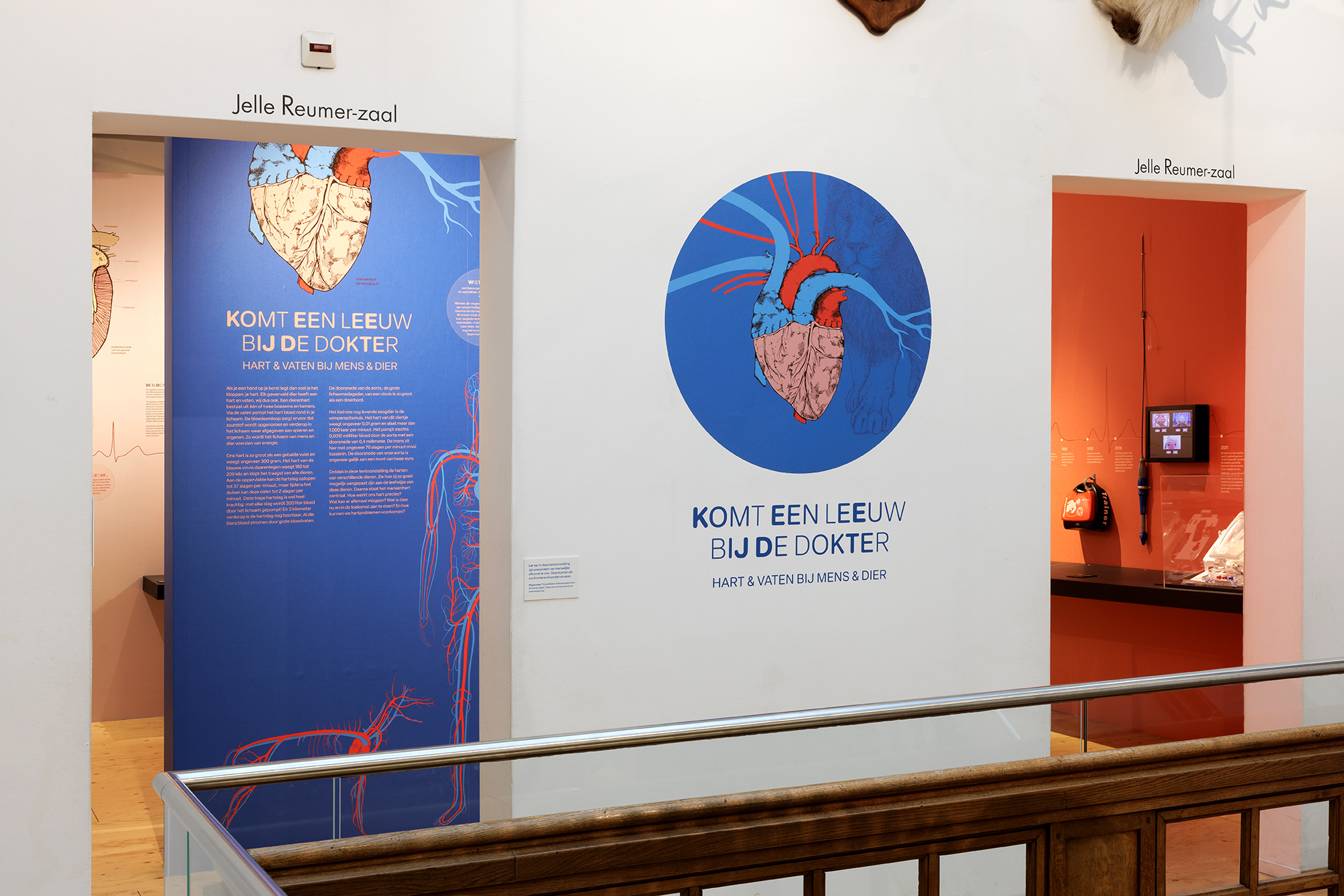 entree tentoonstelling Komt een leeuw bij de dokter